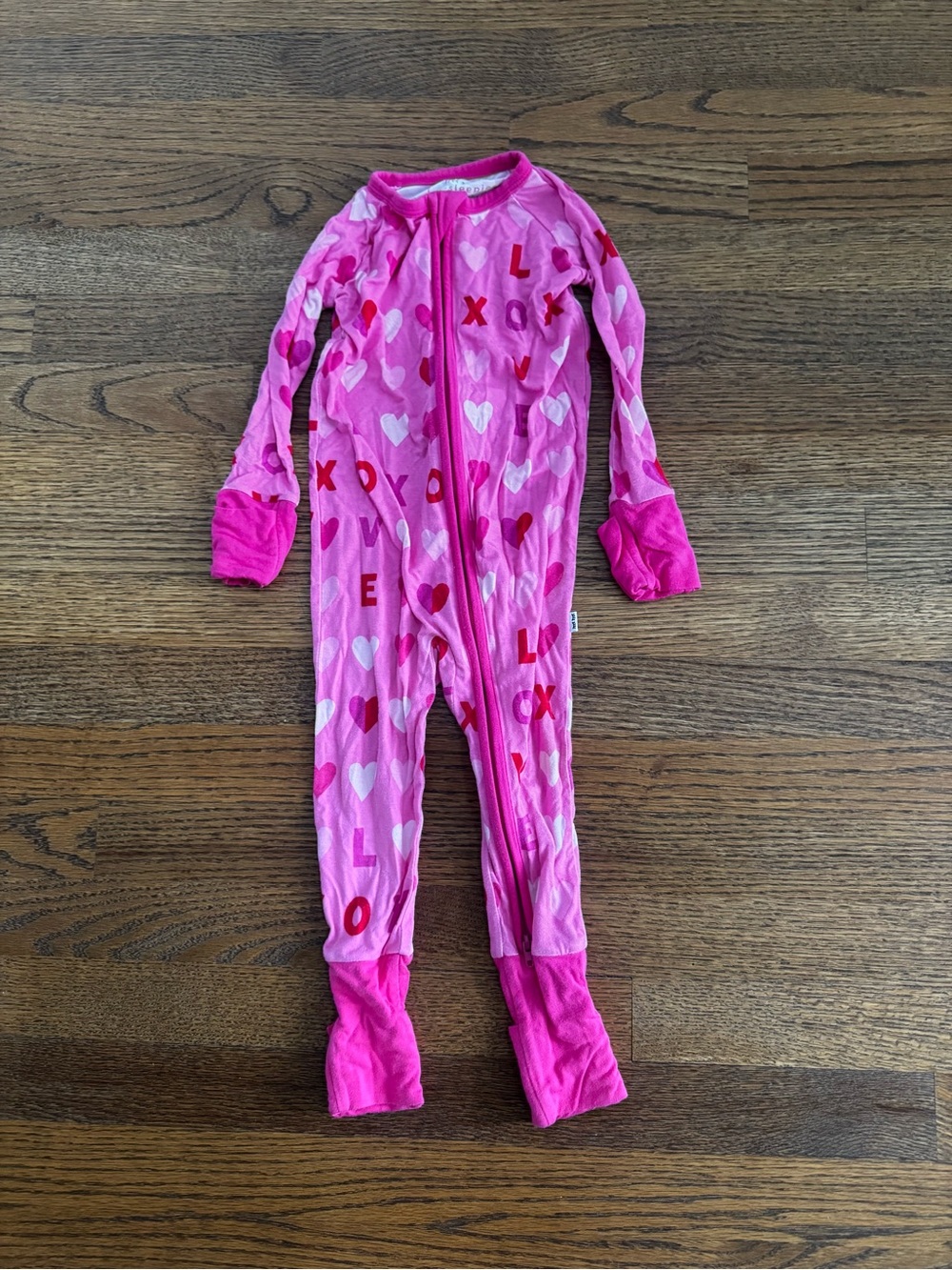 Little Sleepies Valentine’s XOXO Zippy Pajamas